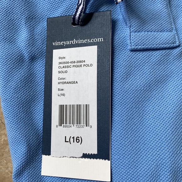 Boys Short Sleeve Blue Polo - Picture 11 of 11